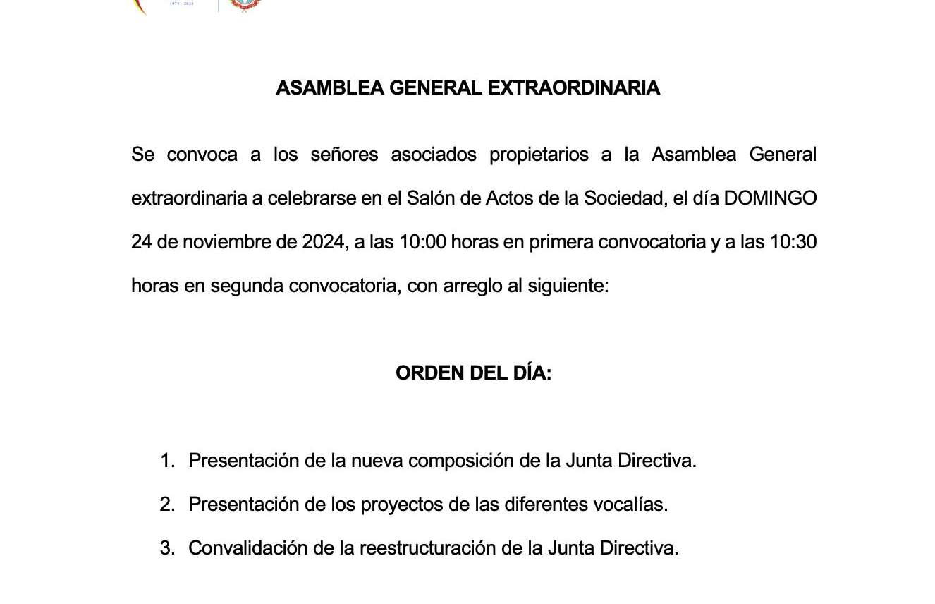 Asamblea General Extraordinaria