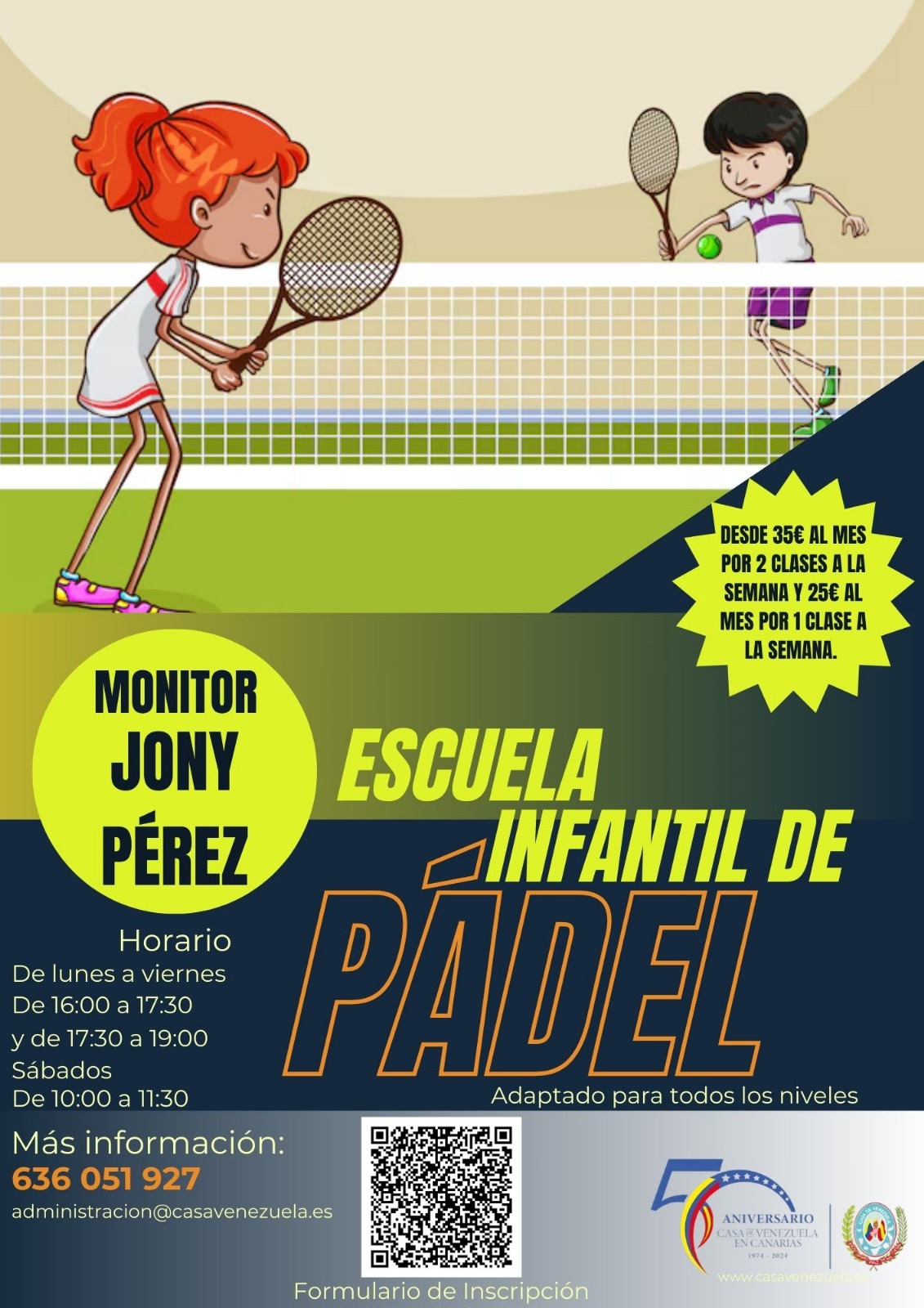 Escuela Infantil Padel